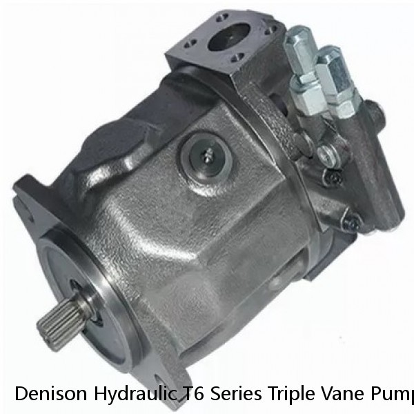 Denison Hydraulic T6 Series Triple Vane Pump For Forklift #1 small image