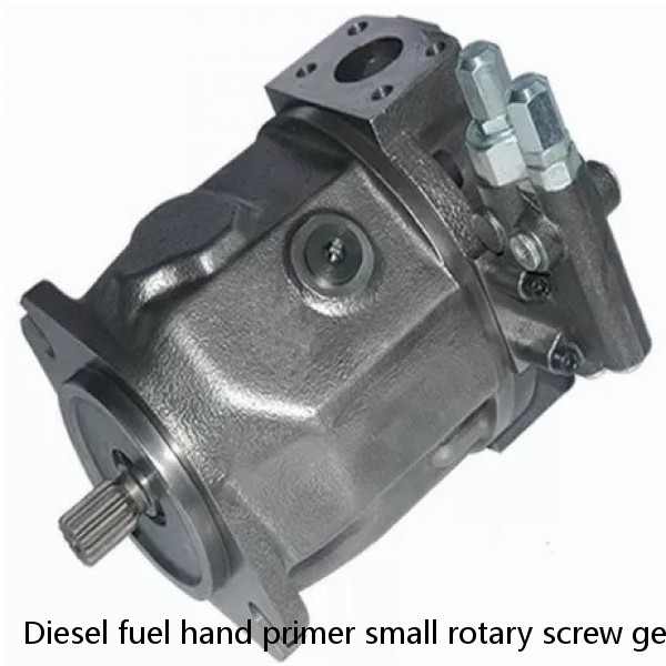 Diesel fuel hand primer small rotary screw gear pump for 105-2508